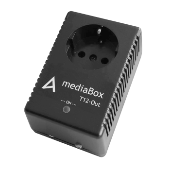 Frontansicht mediaBox T12-Out